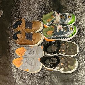 Size 8 toddler boy shoes.